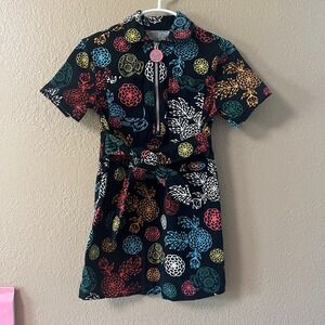 Disney coco themed marigold dia los muertos zip dress